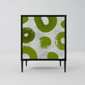 GREEN RHAPSODY 1-Door Sideboard in Black Finish