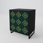 ROYAL MEDALLION 1-Door Sideboard in Black Finish