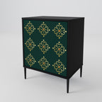 ROYAL MEDALLION 1-Door Sideboard in Black Finish