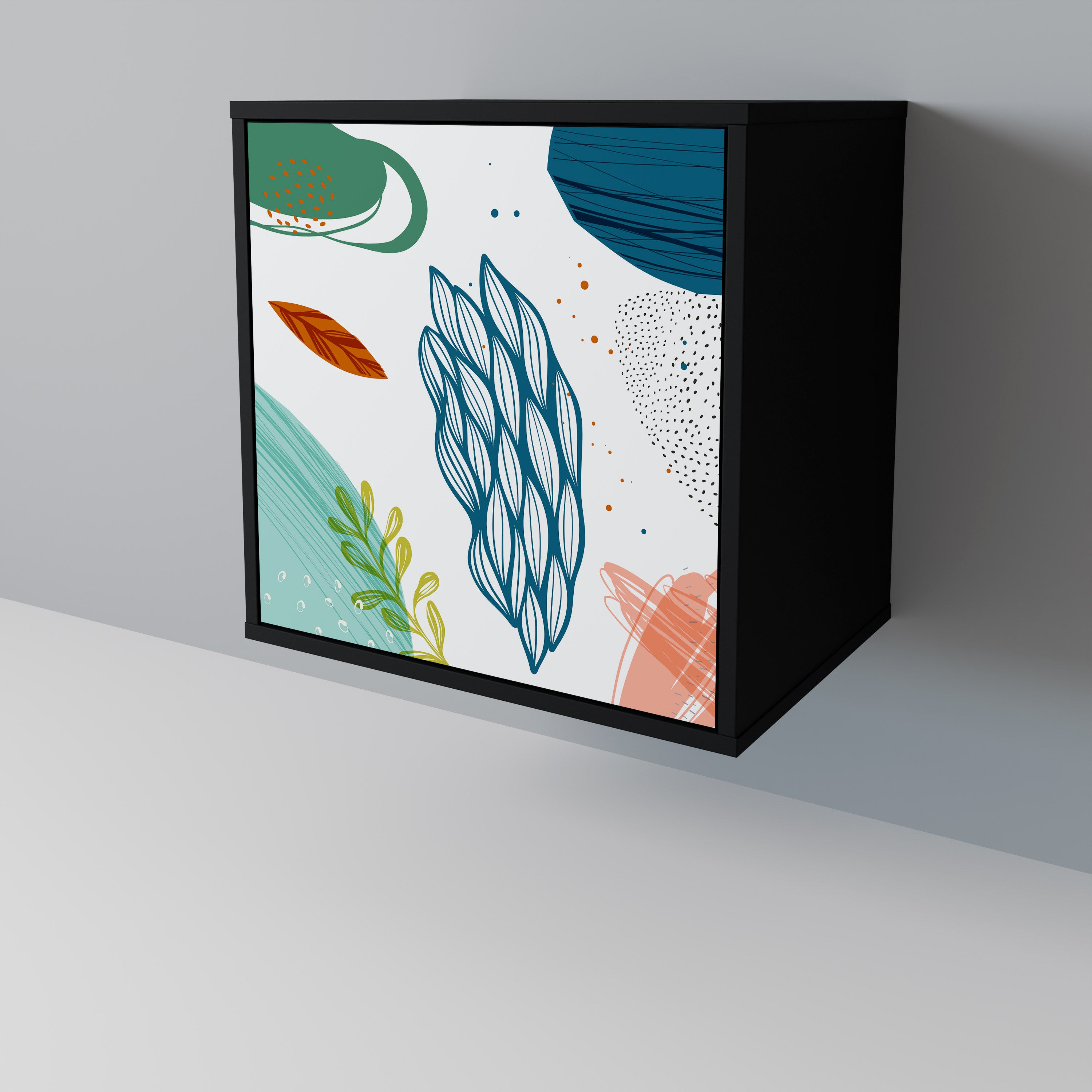 BOTANICAL HURRICANE Aparador de 1 Porta