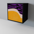 INDEPENDENT BORDER 1-Door Sideboard in Black Finish