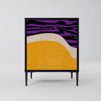 INDEPENDENT BORDER 1-Door Sideboard in Black Finish