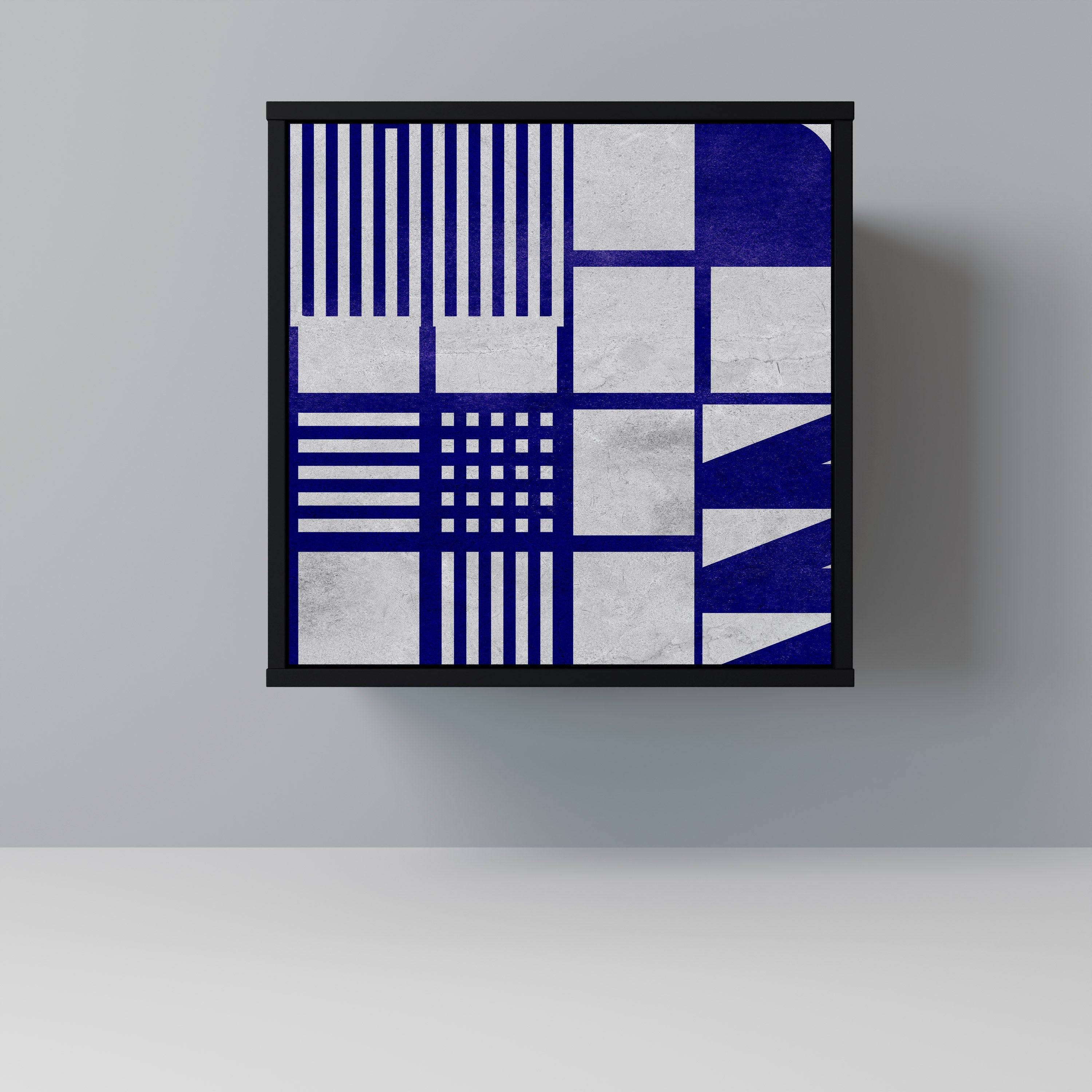 THE RIGHT PLACES Aparador de 1 Porta em Acabamento Preto