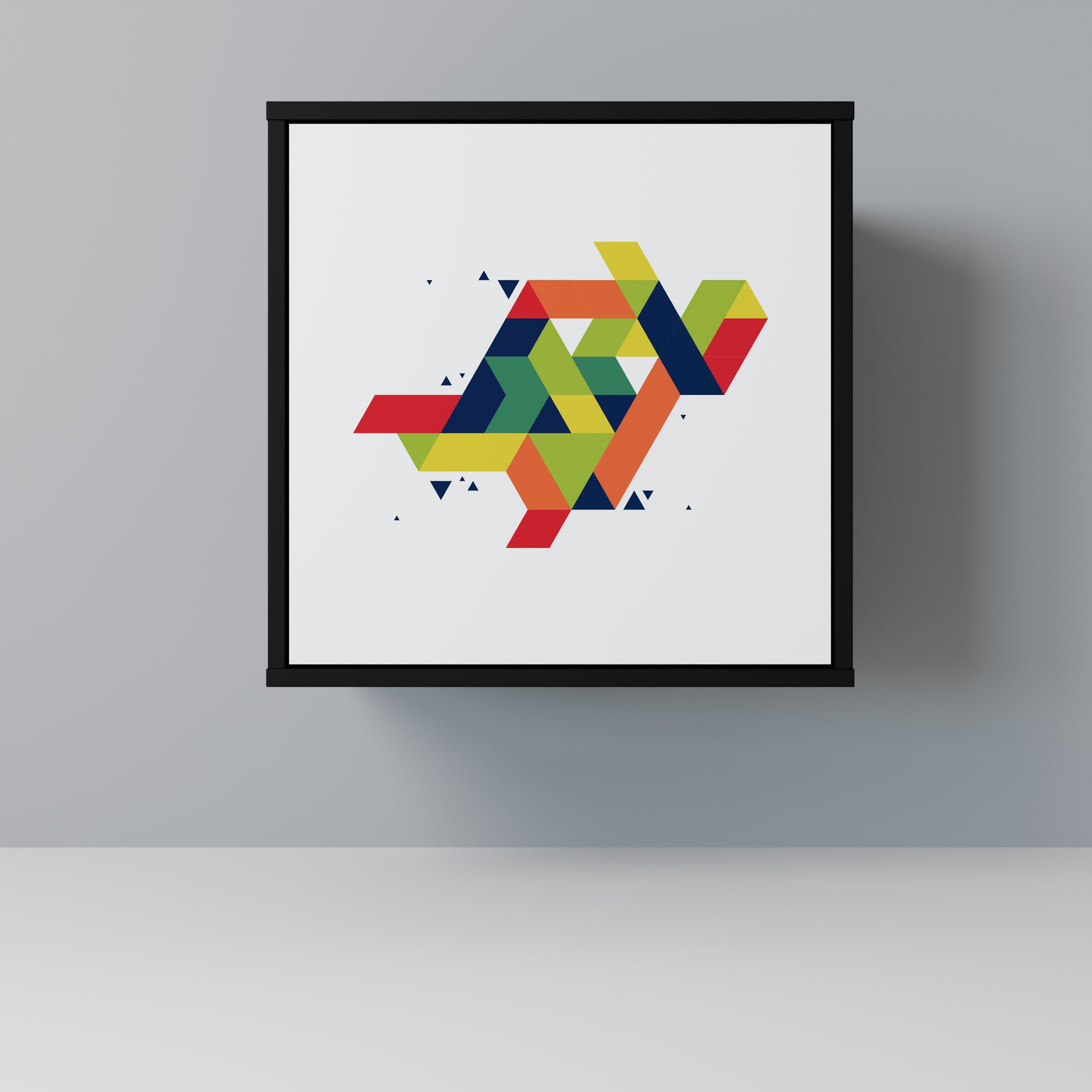 FUTURE SIGN Aparador de 1 Porta em Acabamento Preto