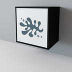 WONDERLAND VEGETATION 1-Door Sideboard in Black Finish