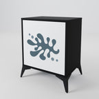 WONDERLAND VEGETATION 1-Door Sideboard in Black Finish