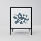 WONDERLAND VEGETATION 1-Door Sideboard in Black Finish