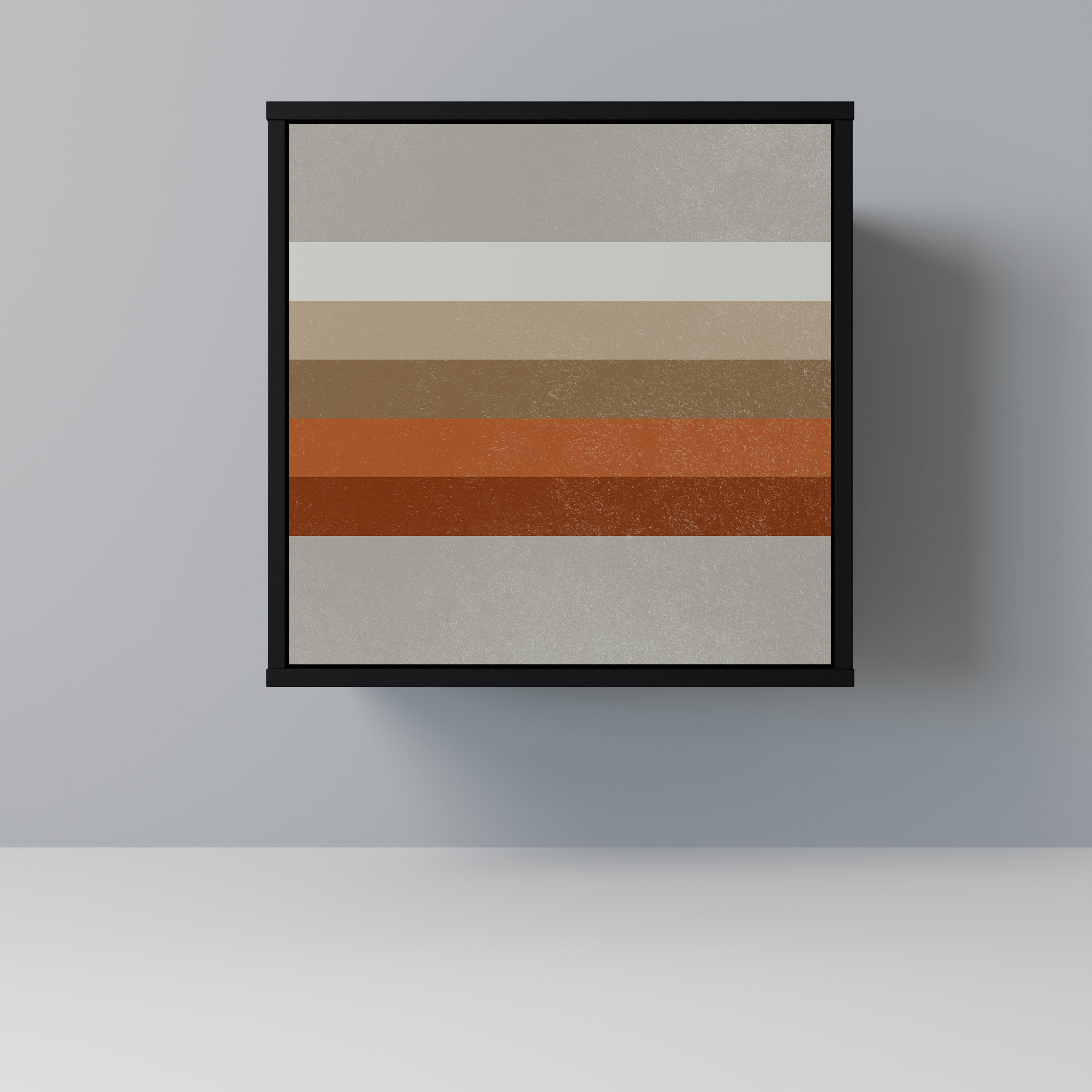 PECULIAR TRAIL Aparador de 1 Porta em Acabamento Preto