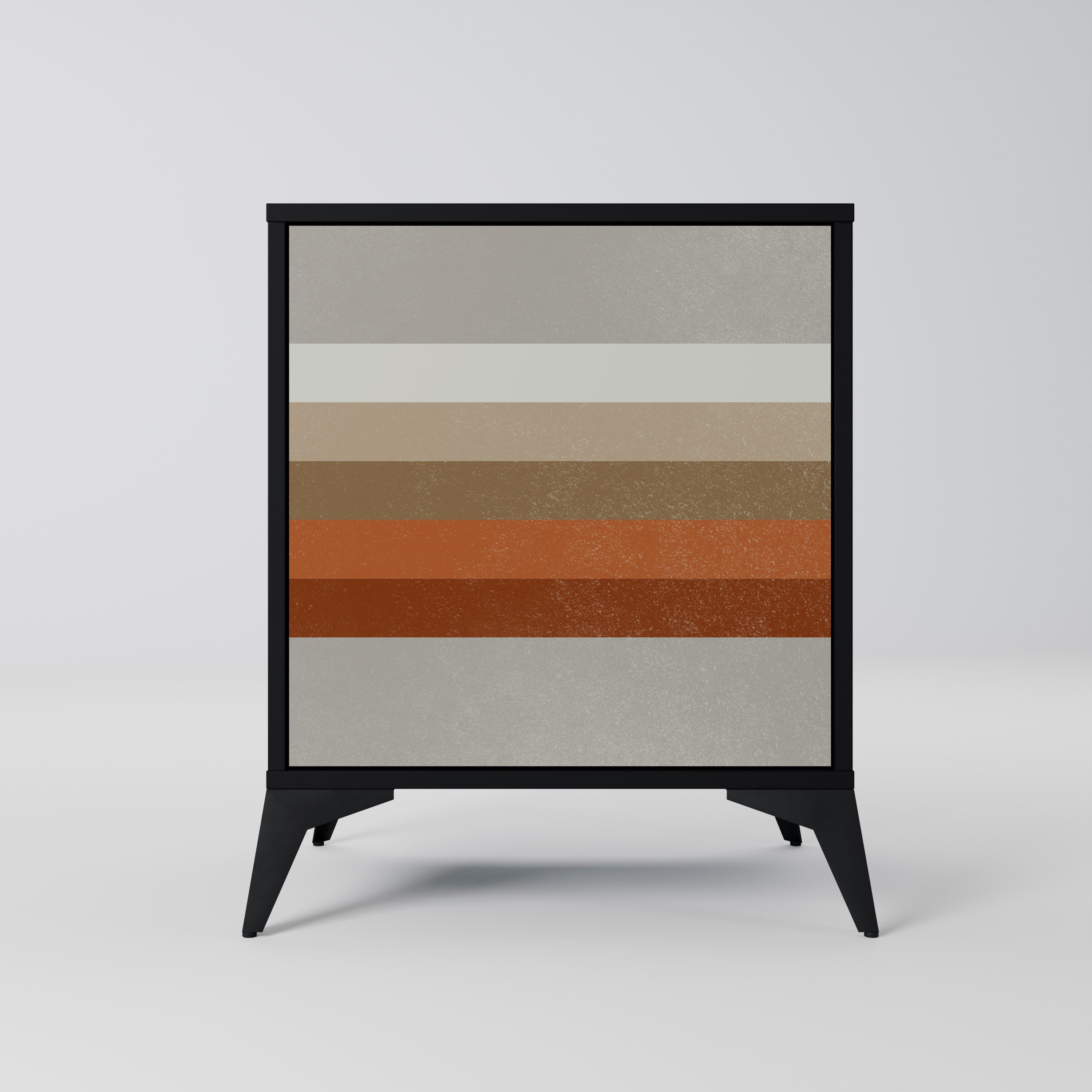 PECULIAR TRAIL Aparador de 1 Porta em Acabamento Preto