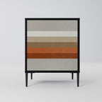 PECULIAR TRAIL 1-Door Sideboard in Black Finish