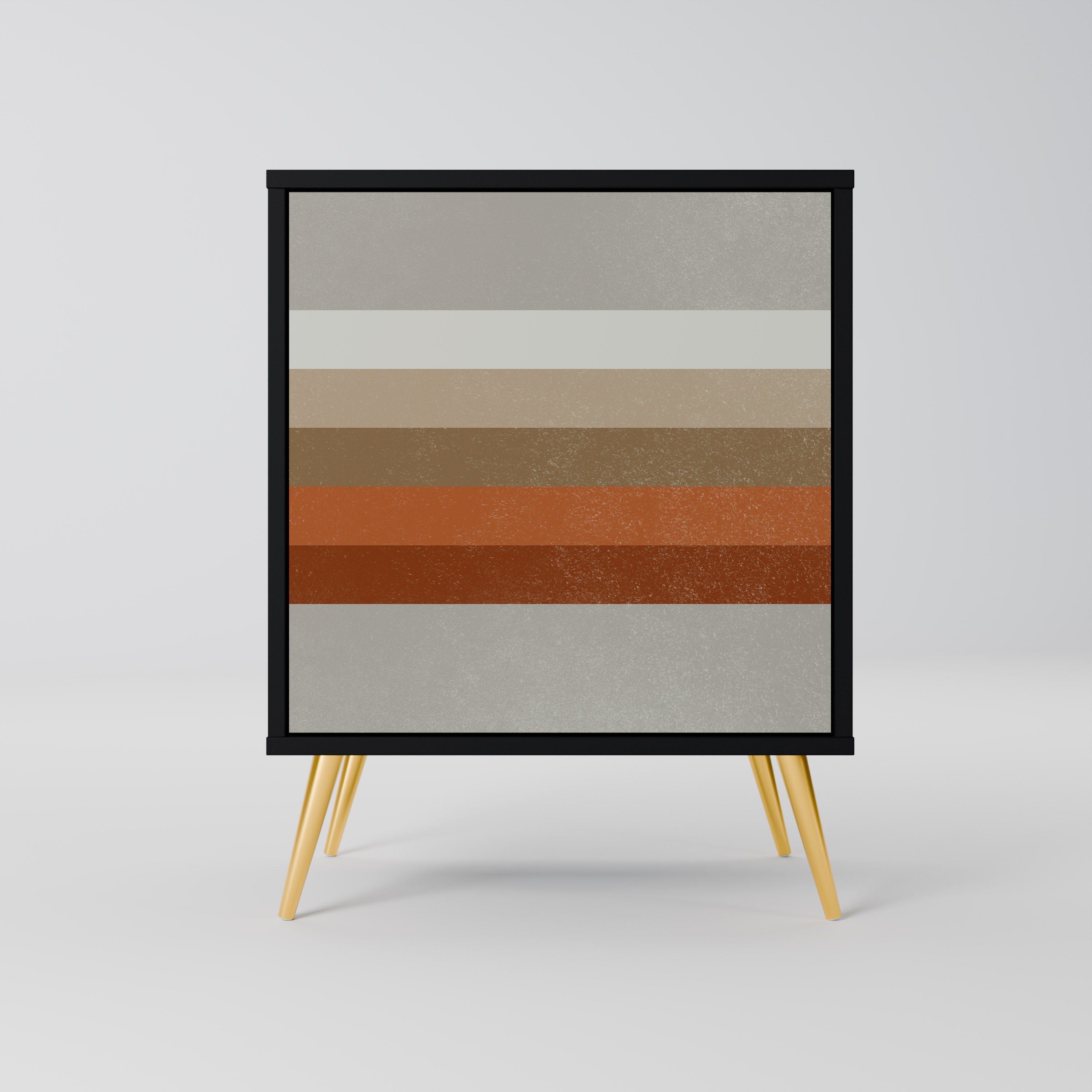 PECULIAR TRAIL Aparador de 1 Porta em Acabamento Preto