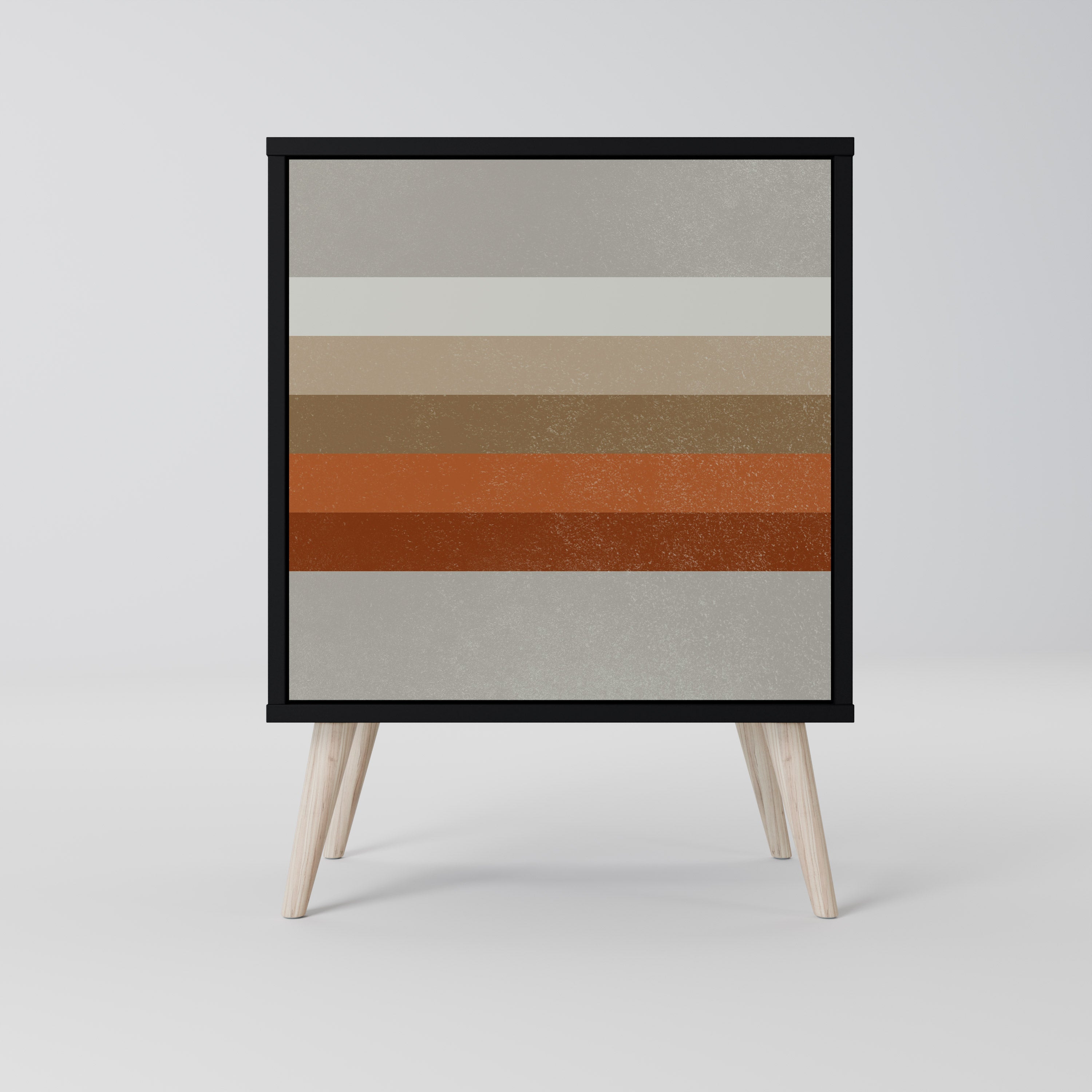 PECULIAR TRAIL Aparador de 1 Porta em Acabamento Preto