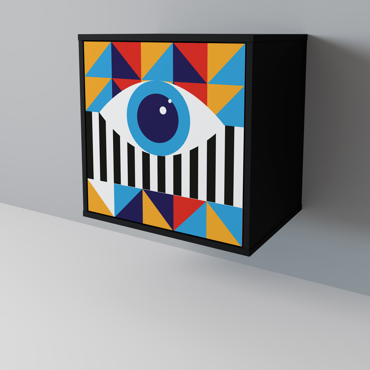 ABSTRACTION AND GEOMETRY Aparador de 1 Porta