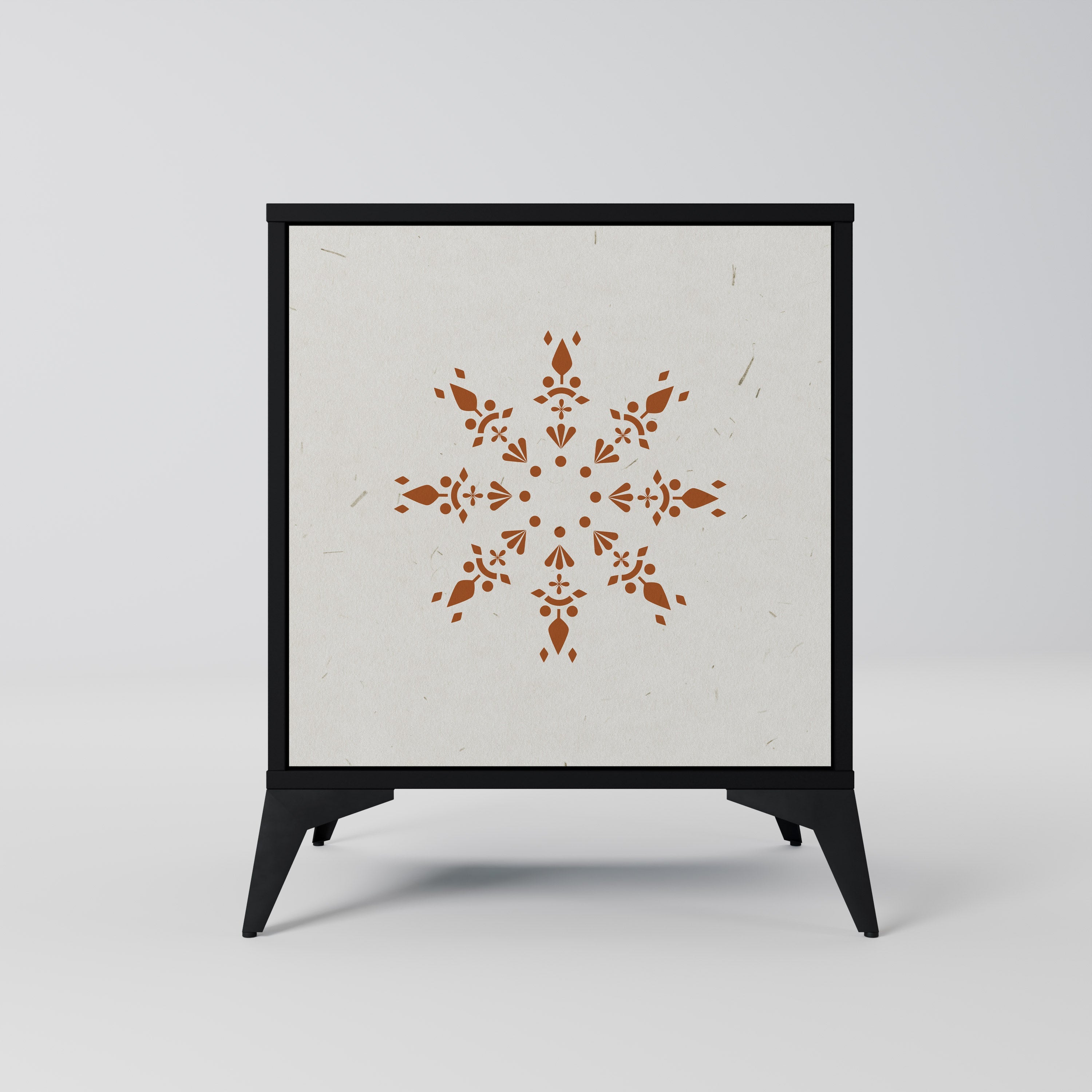 DAILY HARMONY Aparador de 1 Porta em Acabamento Preto