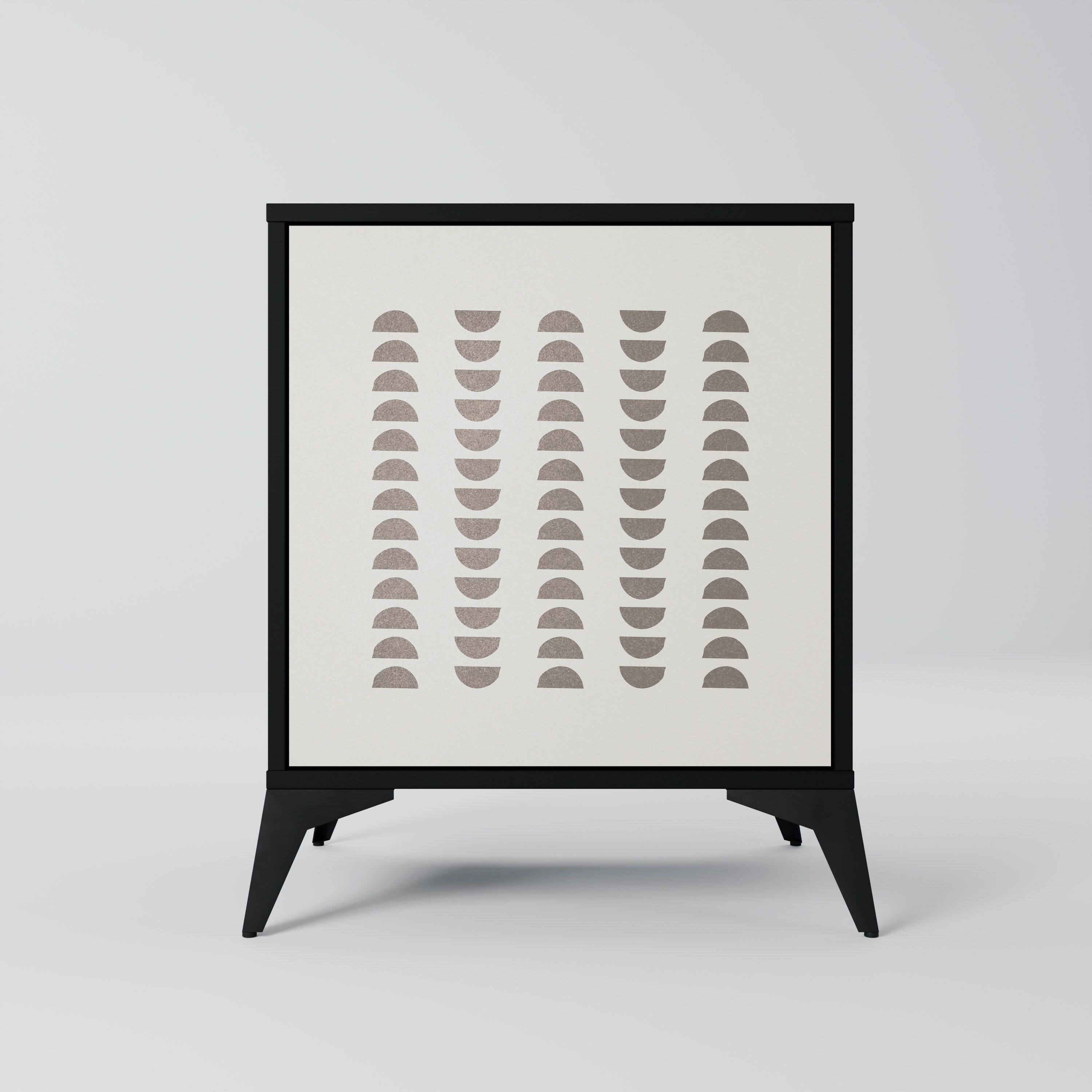 HARMONY ESSENCE Aparador de 1 Porta em Acabamento Preto