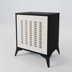 HARMONY ESSENCE Aparador de 1 Porta em Acabamento Preto