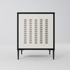 HARMONY ESSENCE Aparador de 1 Porta em Acabamento Preto