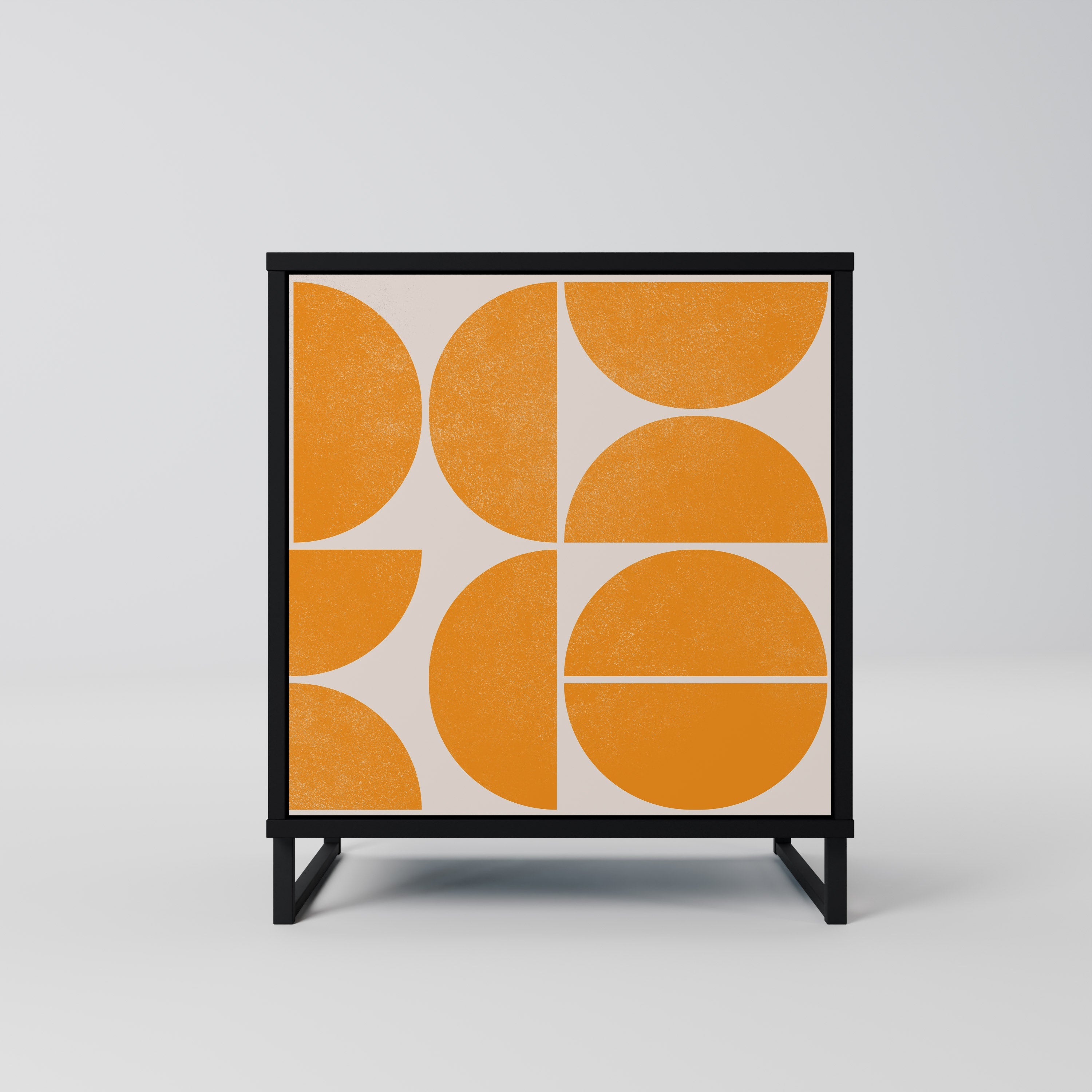 RECURRING DREAMS Aparador de 1 Porta em Acabamento Preto