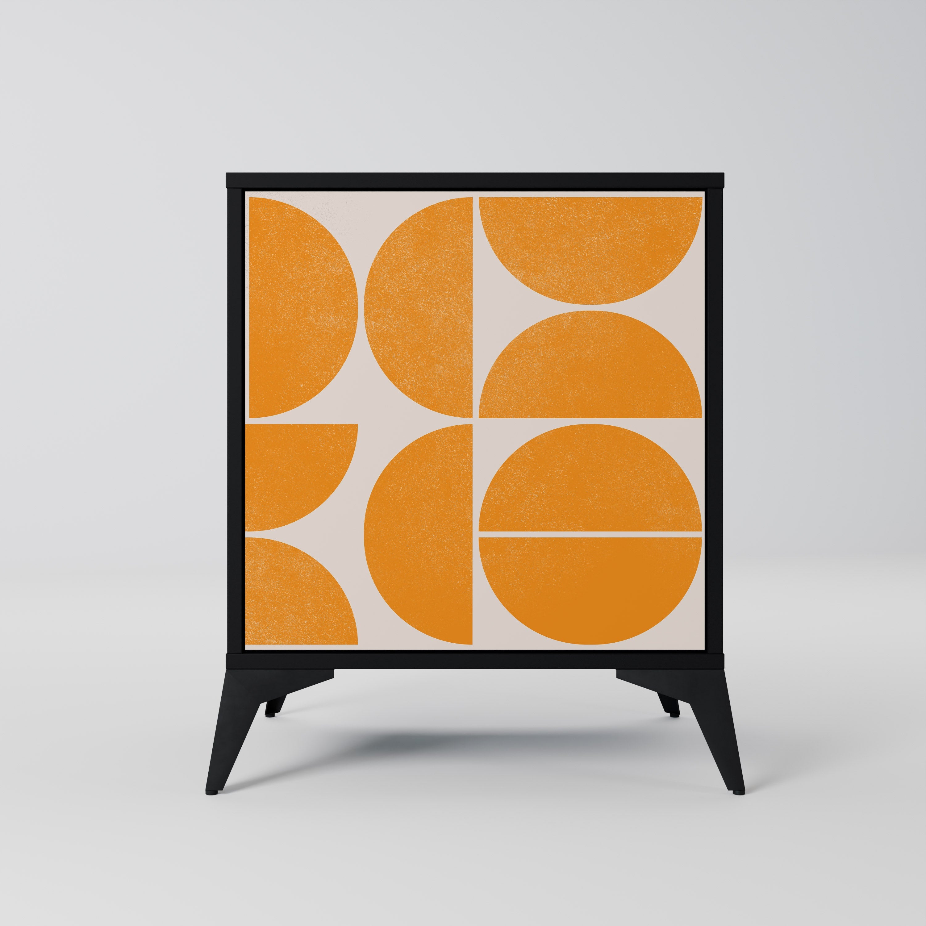 RECURRING DREAMS Aparador de 1 Porta em Acabamento Preto