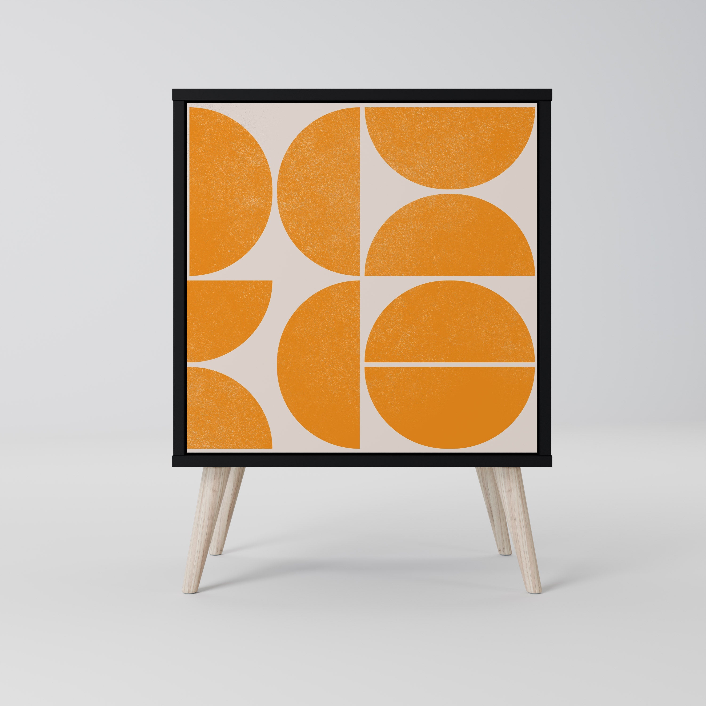 RECURRING DREAMS Aparador de 1 Porta em Acabamento Preto