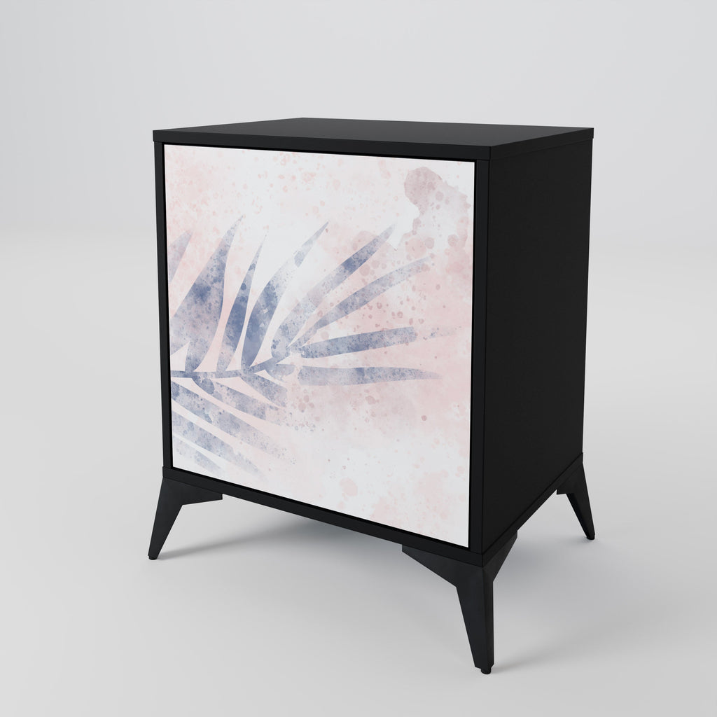 TIMELESS FLOAT Aparador de 1 Porta em Acabamento Preto