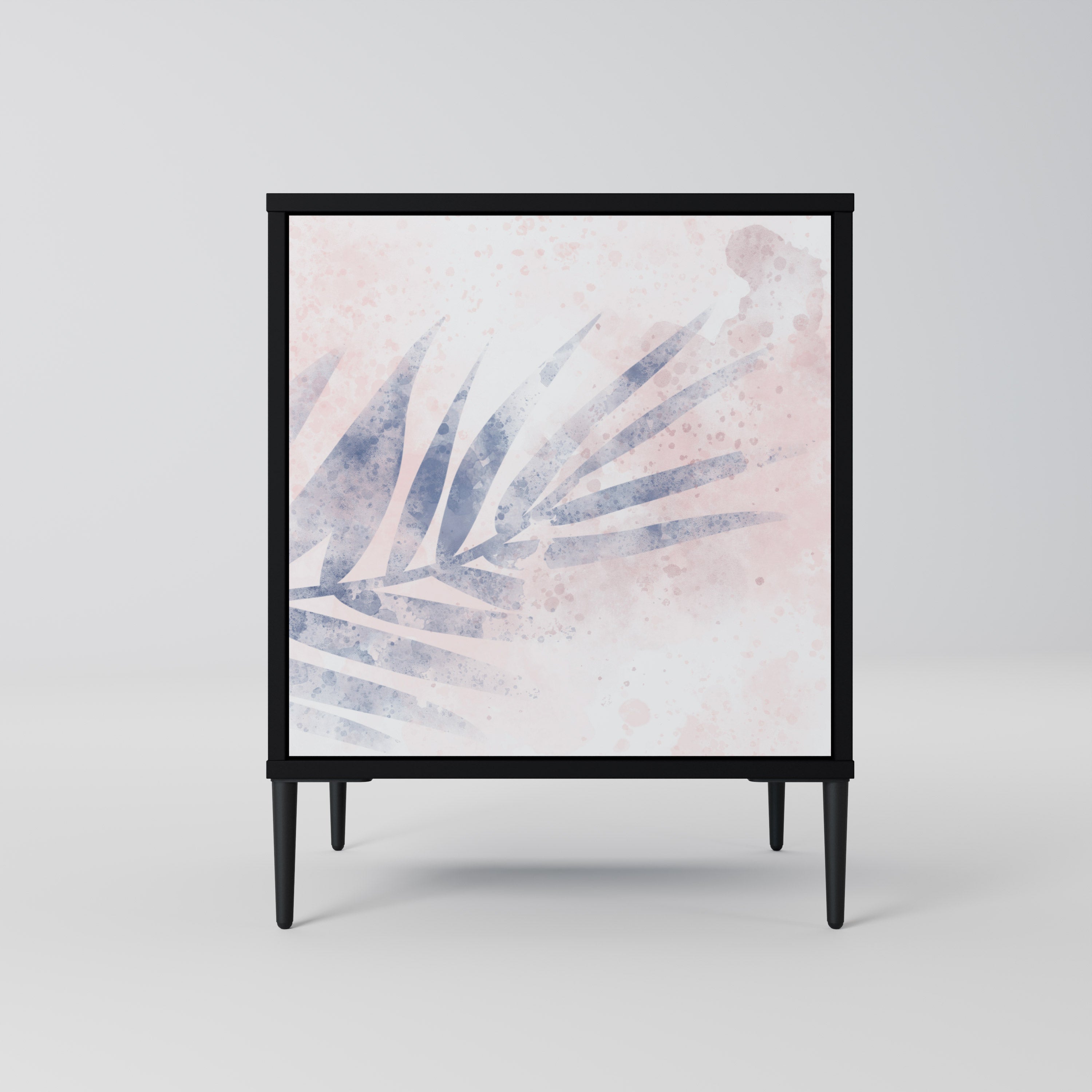 TIMELESS FLOAT Aparador de 1 Porta em Acabamento Preto