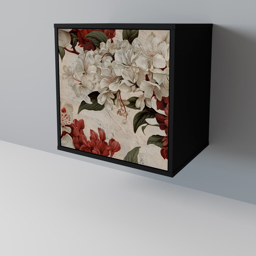 EPHEMERAL DAYS 1-Door Sideboard in Black Finish