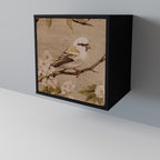 PETAL DISTINGUISH 1-Door Sideboard in Black Finish