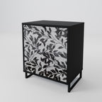 CHARCOAL SPROUT 1-Door Sideboard in Black Finish