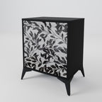 CHARCOAL SPROUT 1-Door Sideboard in Black Finish