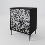 CHARCOAL SPROUT 1-Door Sideboard in Black Finish