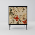 BLOOMING HARMONY Aparador de 1 Porta em Acabamento Preto