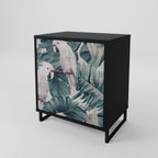 POPINJAY LOOK Aparador de 1 Porta em Acabamento Preto