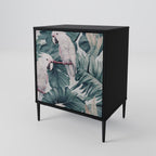 POPINJAY LOOK Aparador de 1 Porta em Acabamento Preto