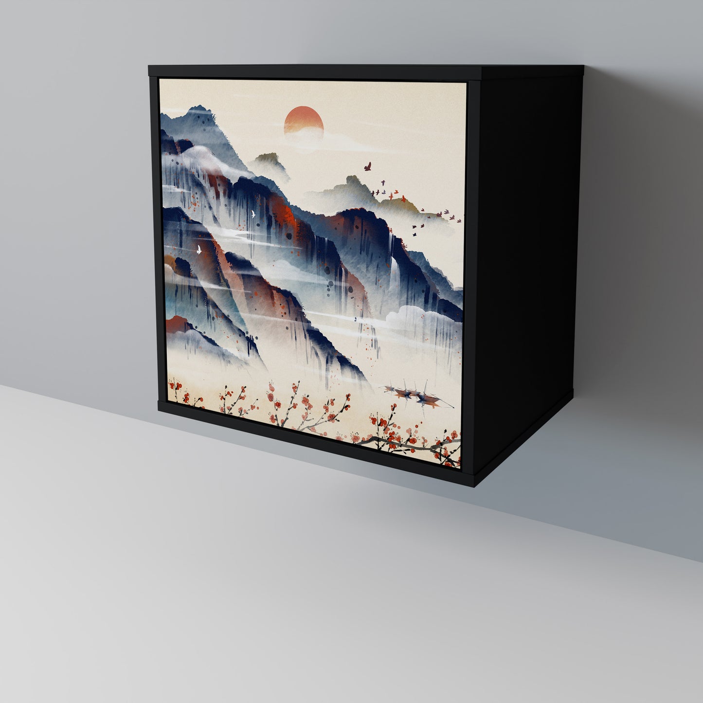 JAPANESE LANDSCAPE Aparador de 1 Porta