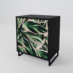 EERIE STROMANTHE Aparador de 1 Porta em Acabamento Preto