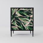 EERIE STROMANTHE Aparador de 1 Porta em Acabamento Preto