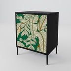 VERDANT PLEASURES Aparador de 1 Porta em Acabamento Preto