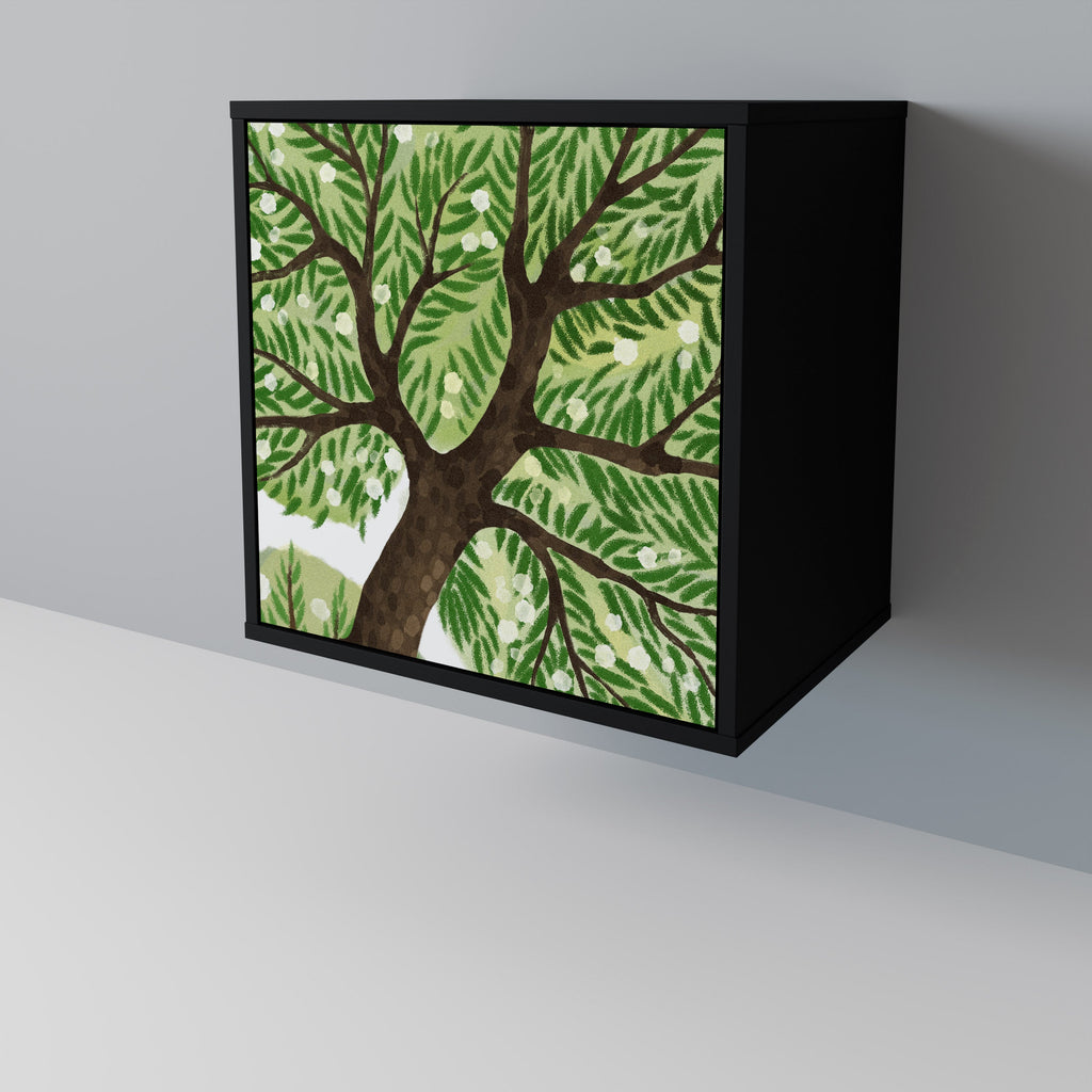 WILDERNESS DASH Aparador de 1 Porta em Acabamento Preto