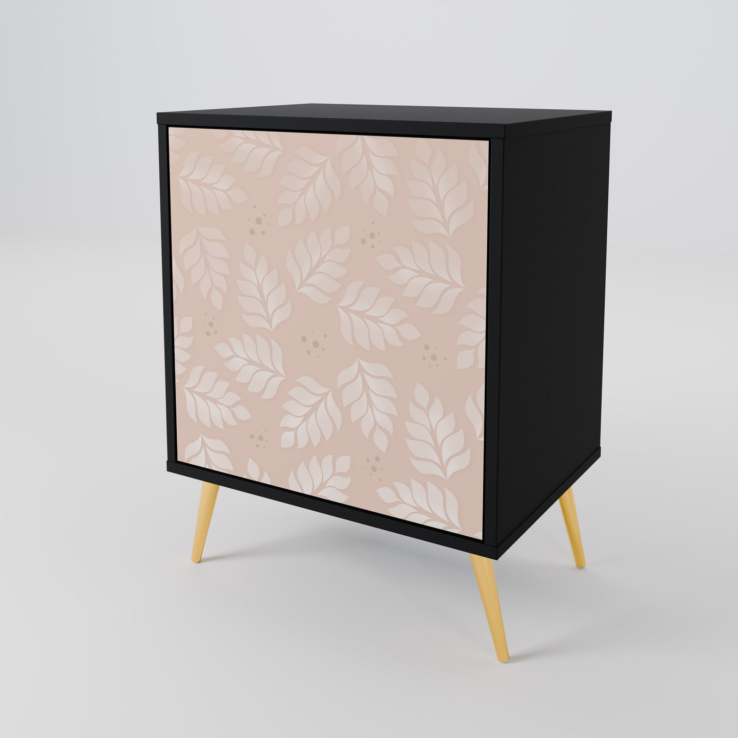 LEAVES ON BEIGE 1-Door Sideboard