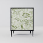 FENNEL BALDACHIN Aparador de 1 Porta em Acabamento Preto