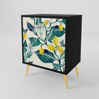 LEMON TREE 1-Door Sideboard in Black Finish