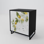 ELEGANT BOTANICS 1-Door Sideboard in Black Finish