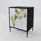 ELEGANT BOTANICS 1-Door Sideboard in Black Finish