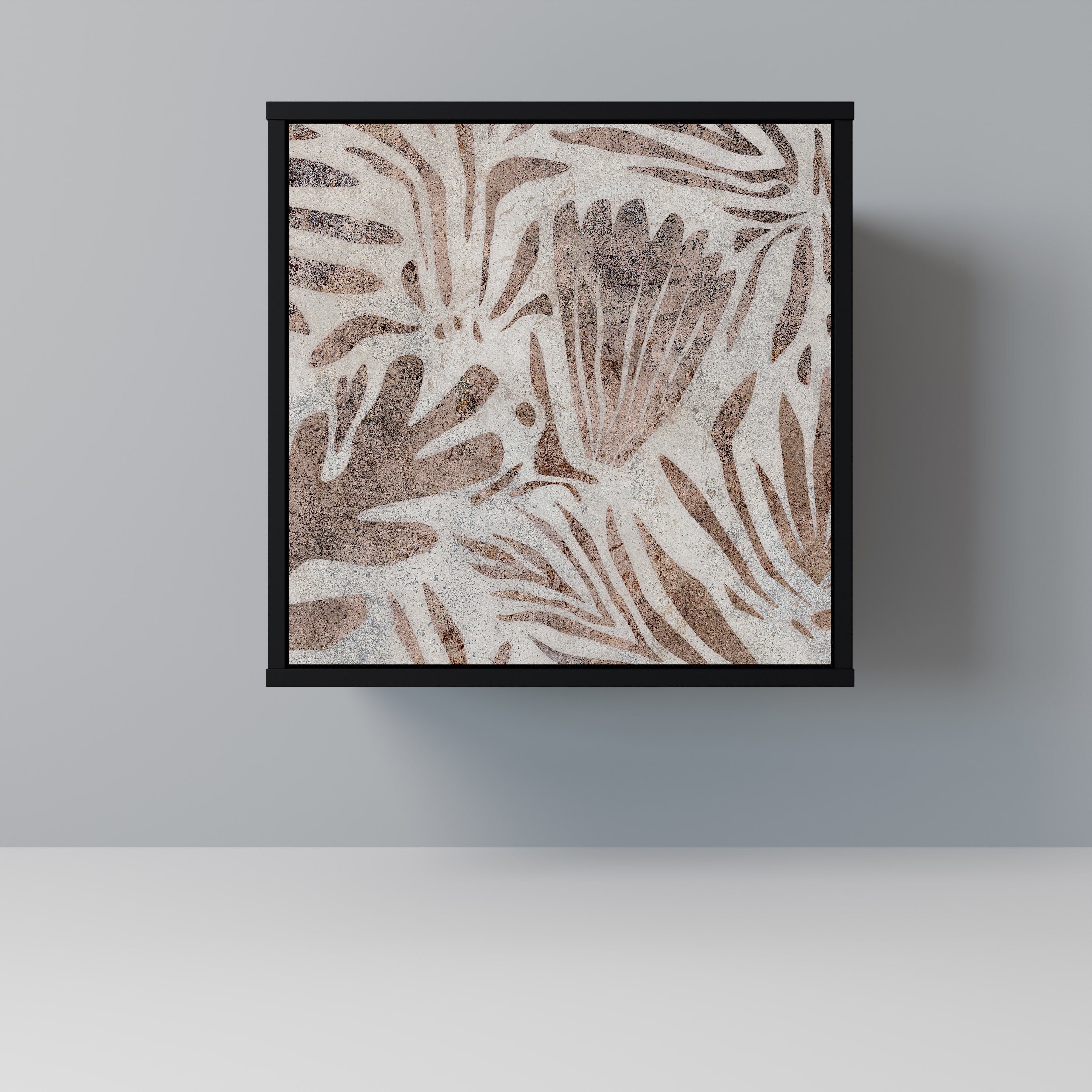 PASSING TIME Aparador de 1 Porta em Acabamento Preto