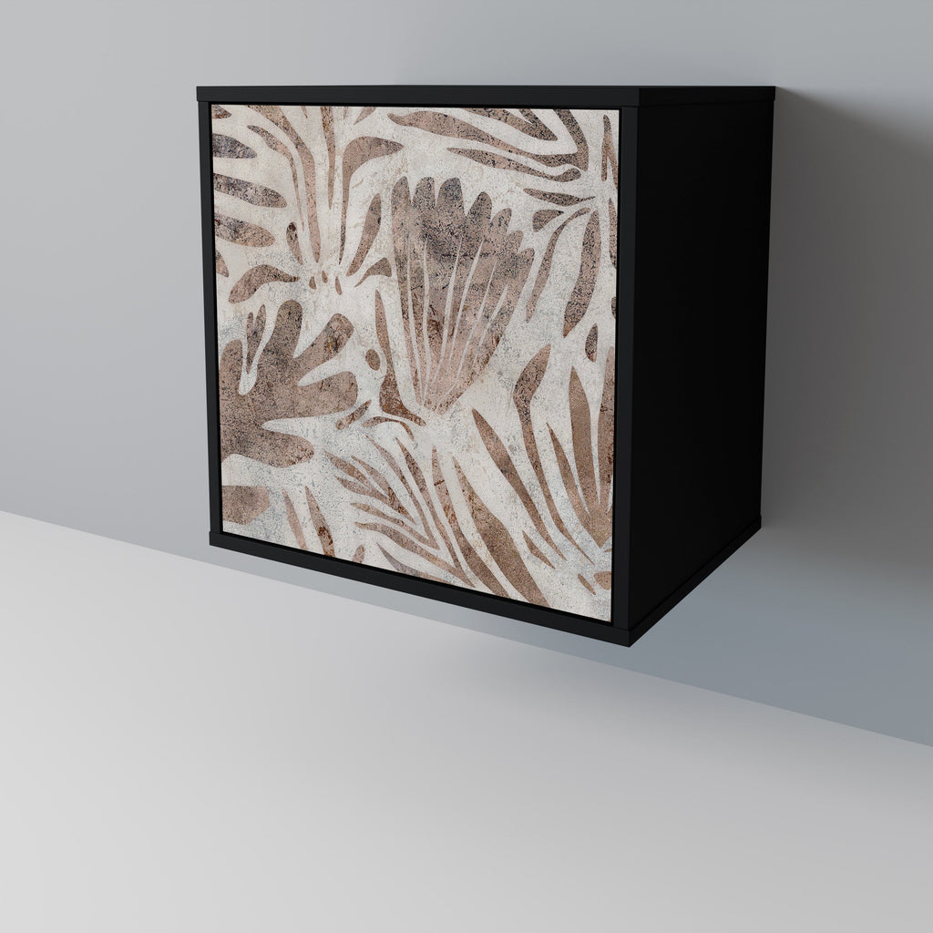 PASSING TIME Aparador de 1 Porta em Acabamento Preto