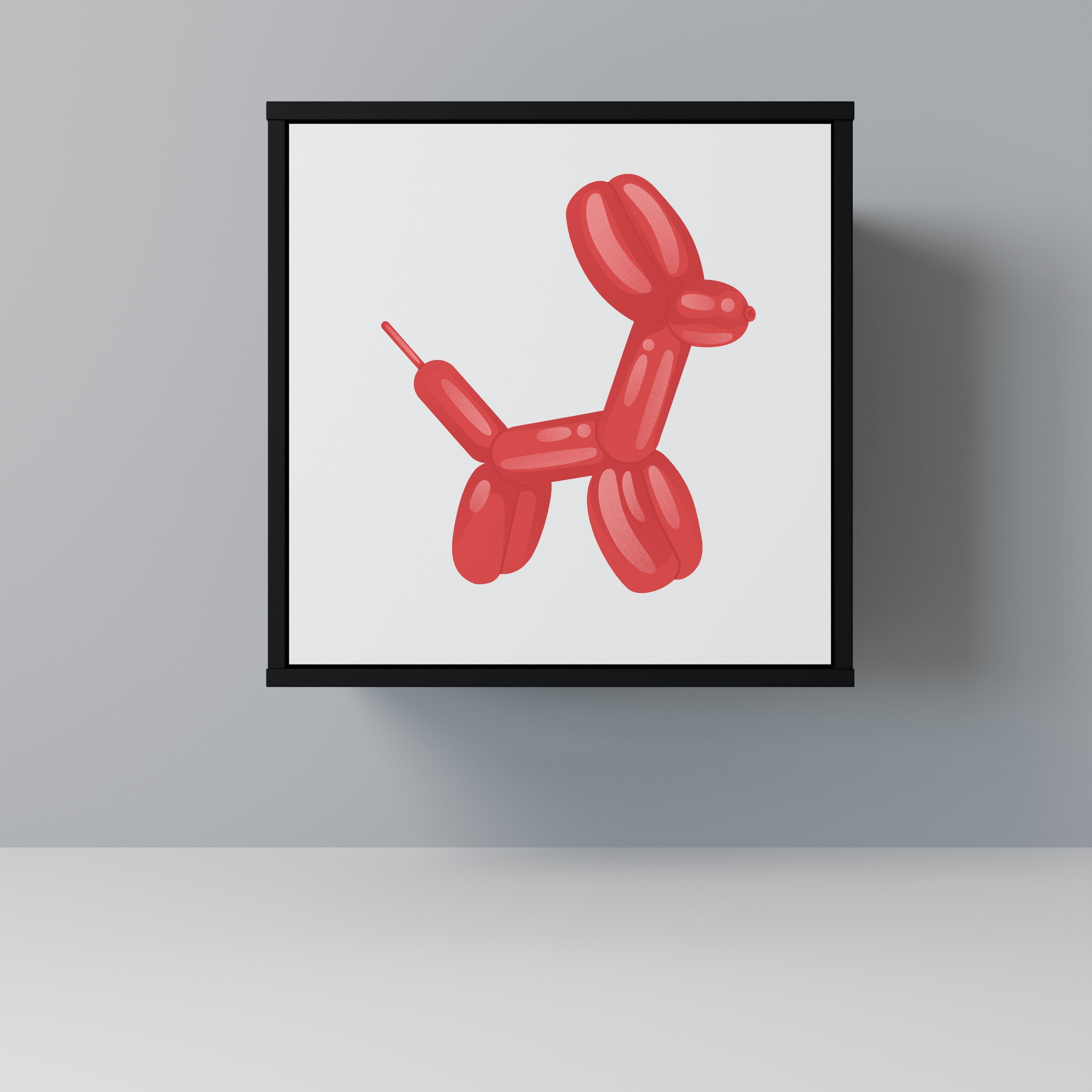 CHILDHOOD MEMORY Aparador de 1 Porta em Acabamento Preto