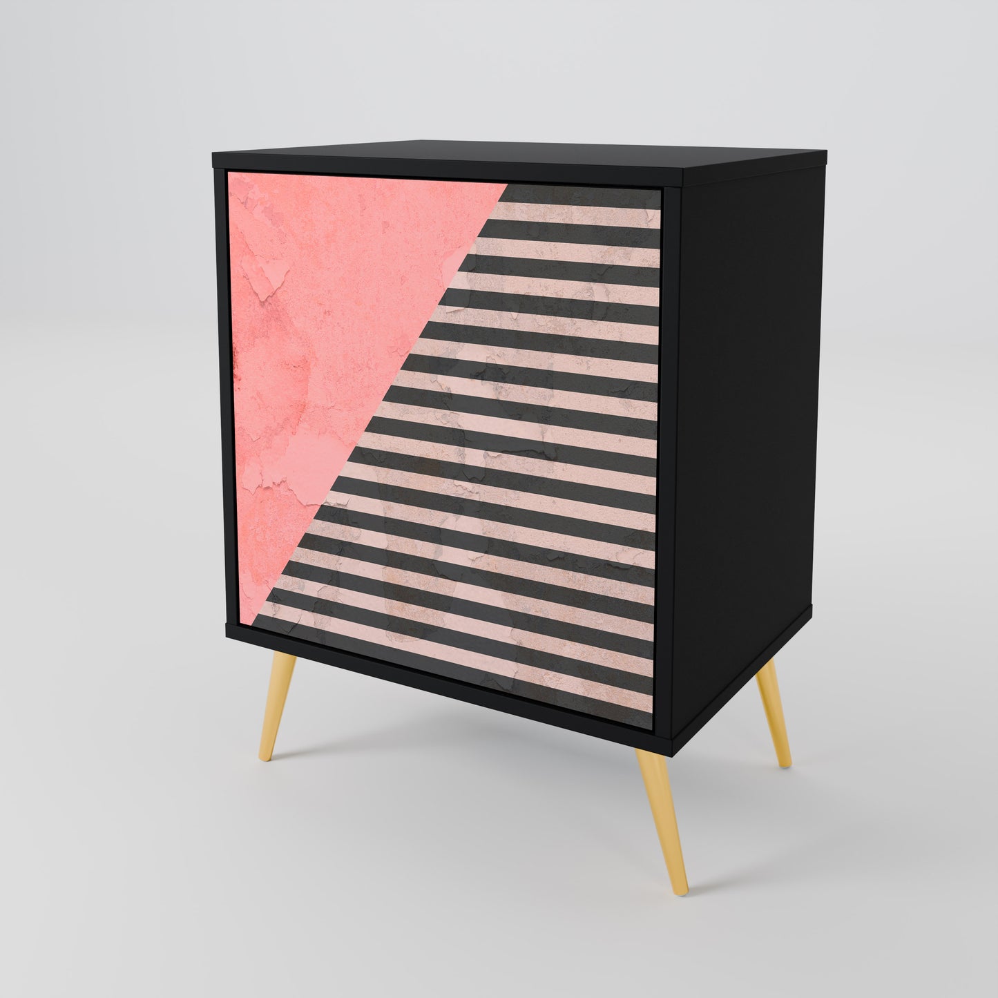 GLAMOROUS STRIPE Aparador de 1 Porta