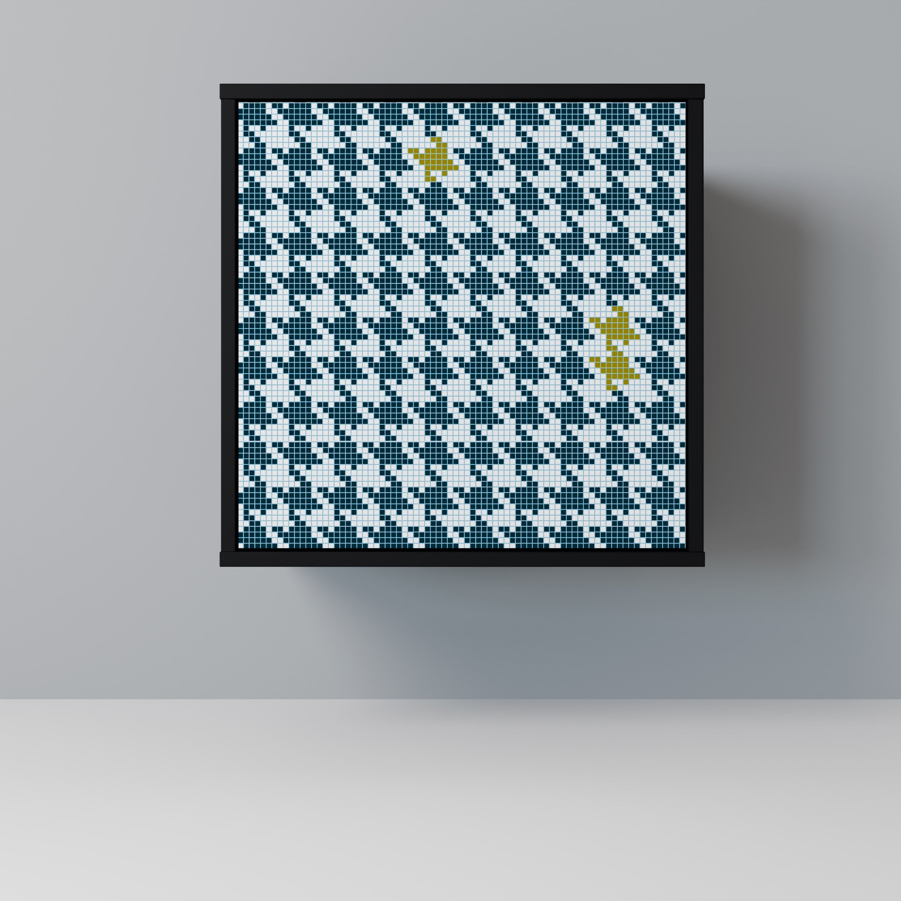 OUT OF CONTEXT Aparador de 1 Porta em Acabamento Preto