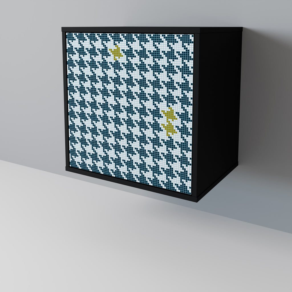 OUT OF CONTEXT Aparador de 1 Porta em Acabamento Preto